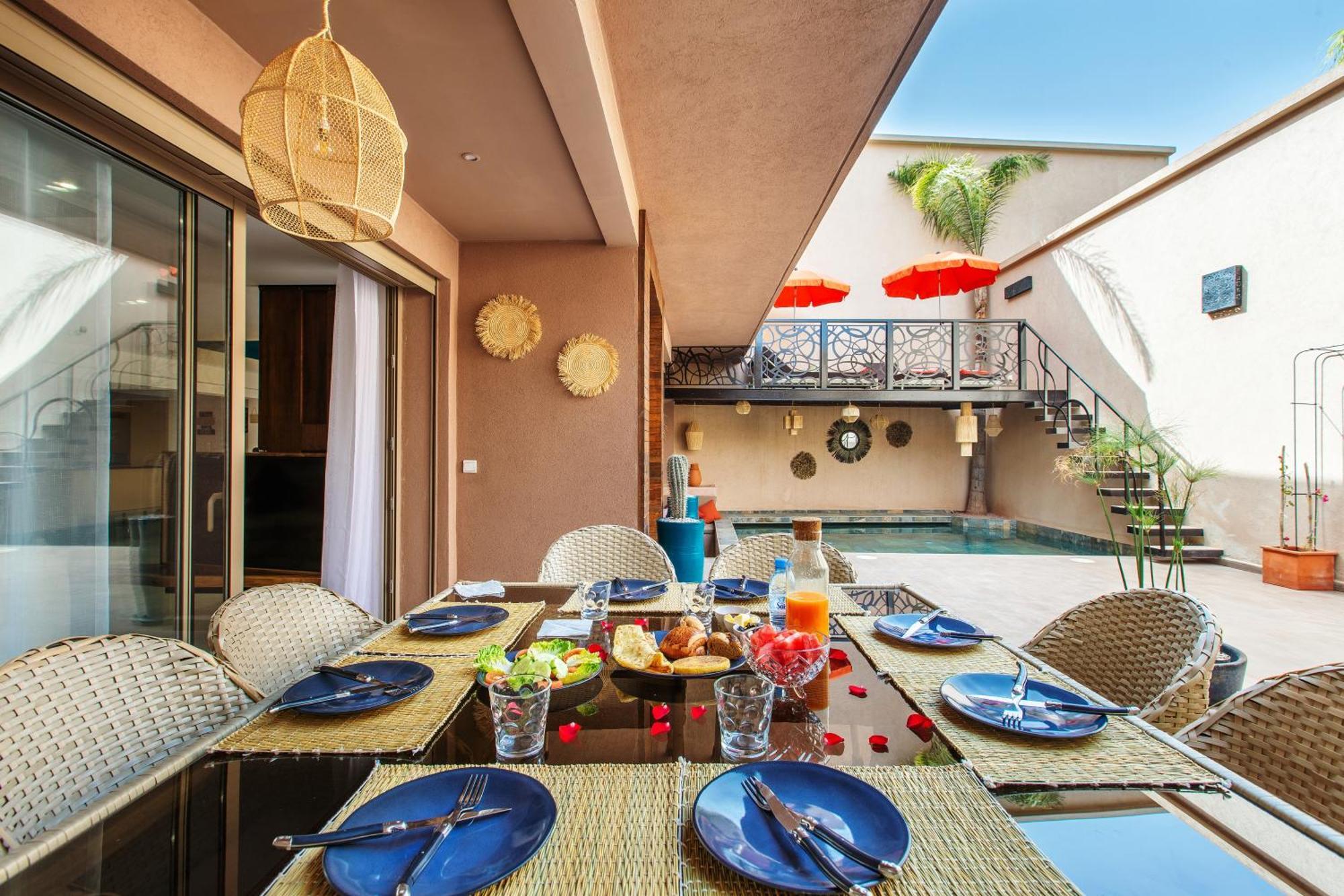 Villa Serenity & Spa - Breakfast Marrakesh Bagian luar foto